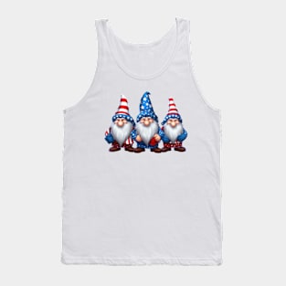 4th of July Gnomes #2 Tank Top